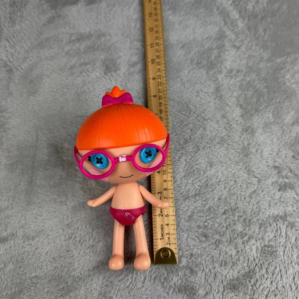 Lalaloopsy Mittens Fluff 'N' Stuff Doll Figure Orange Hair Pink Glasses 8